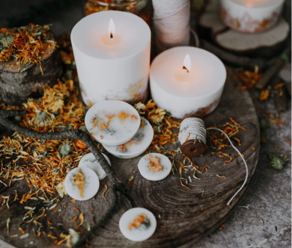 bougie en cire de soja Marigold