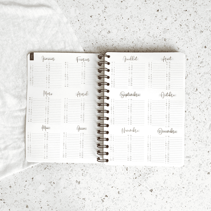 Calendrier Janvier 2023 Made By Juliette Agenda 2022 - A5 - Les Agendas De Juliette - Yuman