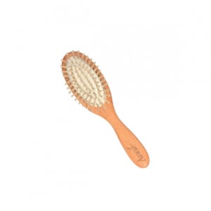 Brosse plate à picots en bois anae