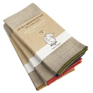 serviettes de table koshi