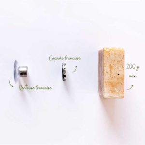 Porte-savon aimanté