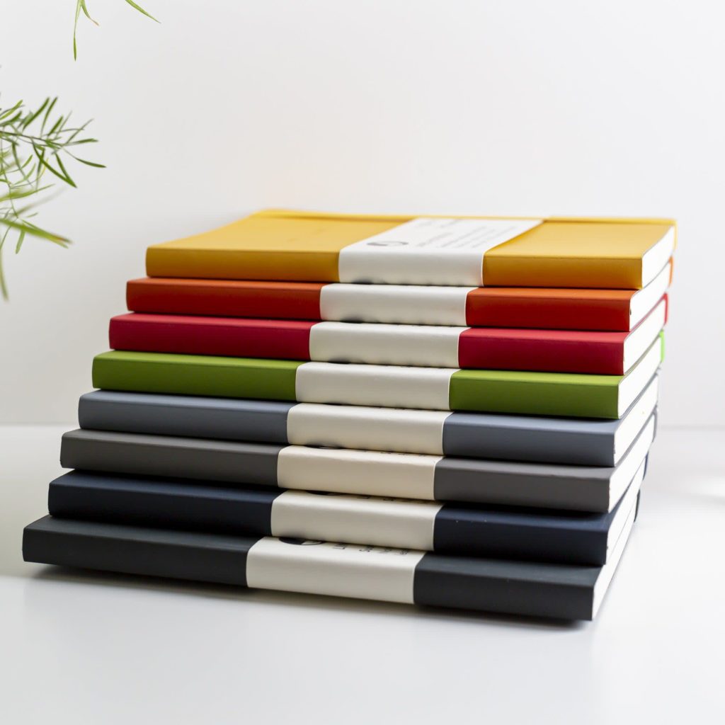 carnet ligné en cuir recyclé