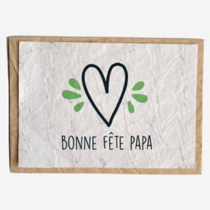Carte ensemencée - Growing Paper Bonne fête Papa