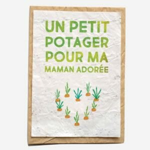 Carte ensemencée - Growing Paper Potager Maman