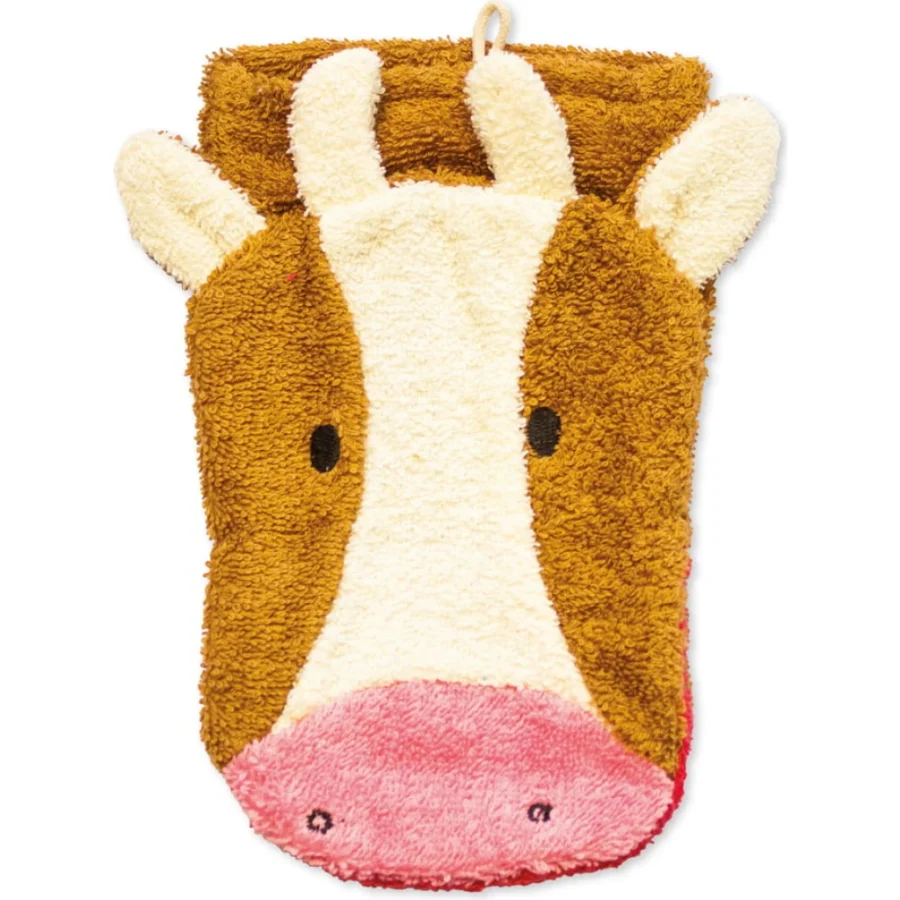 Gant de toilette en forme d'animaux