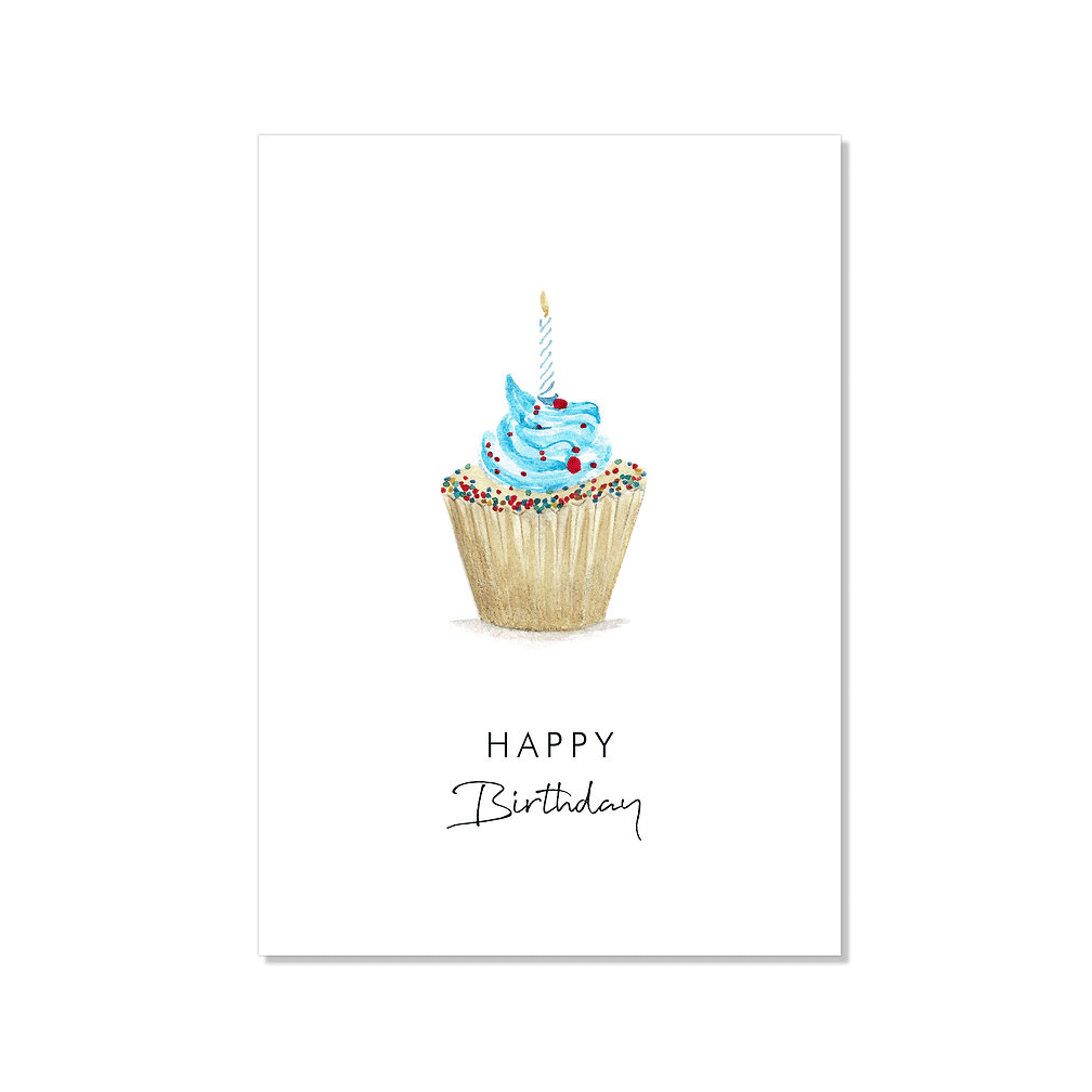 Carte de voeux - L'Onomatopée Cupcake