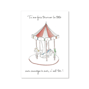 Carte de voeux - L'Onomatopée Manège