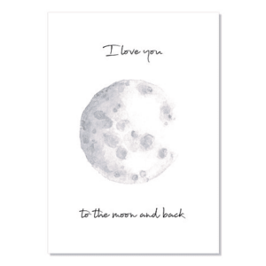 Carte de voeux - L'Onomatopée Moon