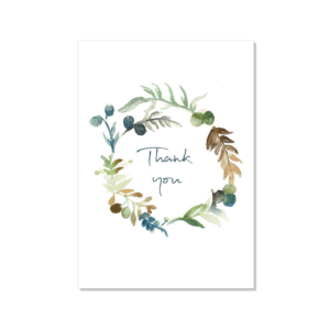 Carte de voeux - L'Onomatopée Thank you