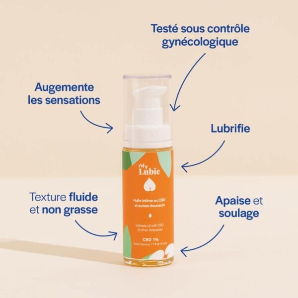 Huile intime au CBD 30ml - My Lubie - Image 4