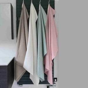 Serviette paréo Nid d'abeille - Yua - Ecru