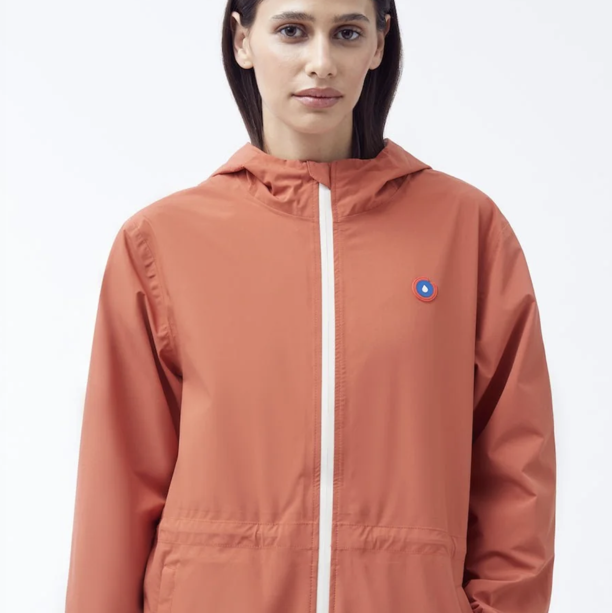 Veste Impermeable Longue AMELOT - Flotte - Image 6