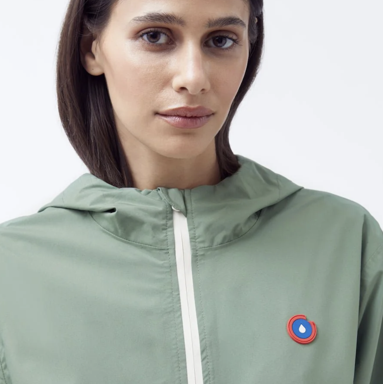 Veste Impermeable Longue AMELOT - Flotte - Image 5