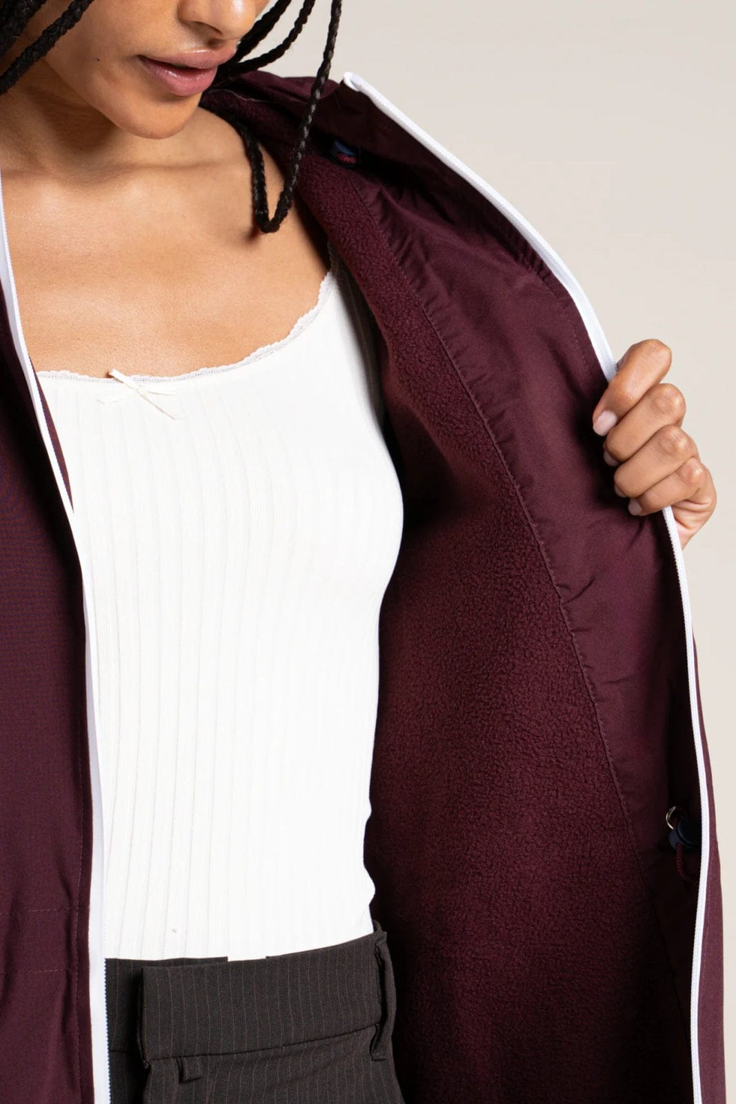 Veste imperméable polaire POMPIDOU - Flotte - Image 3