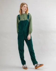 Corduroy Overall Dark Green - Brava