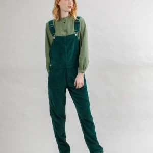 Corduroy Overall Dark Green - Brava