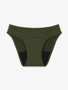 Culotte menstruelle ARTEMIS flux abondant Kaki - Smoon