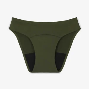 Culotte menstruelle ARTEMIS flux abondant Kaki - Smoon