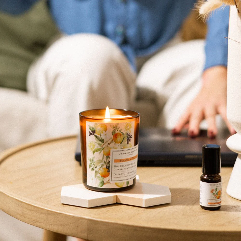 Bougie Vitalité 180gr - Essence des notes - Image 3