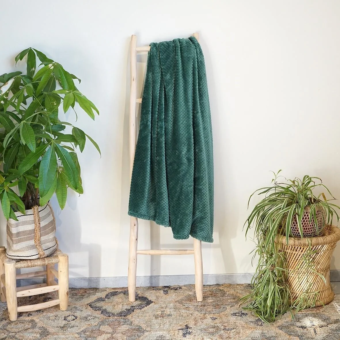 Plaid Moelleux Recyclé 130x170 - Maison Lilo