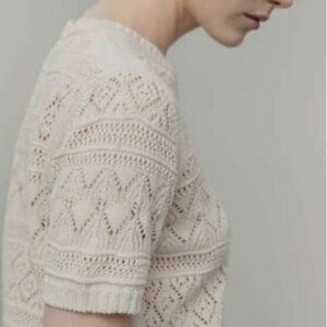 Blouse NEDA maille de coton Blanc - Rifo