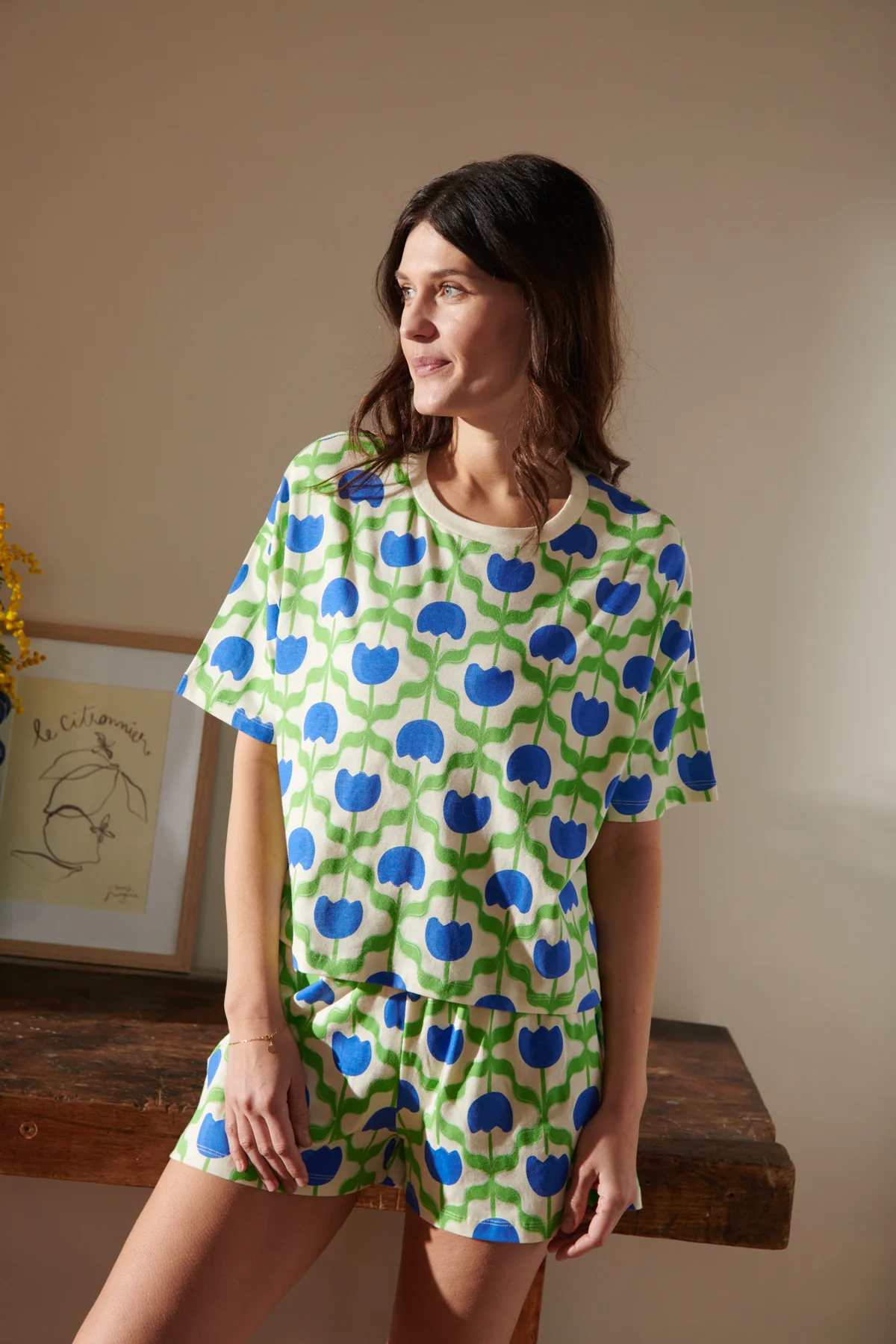 Pyjama Coton bio Tulipe Bleue - We are Jolies - Image 4