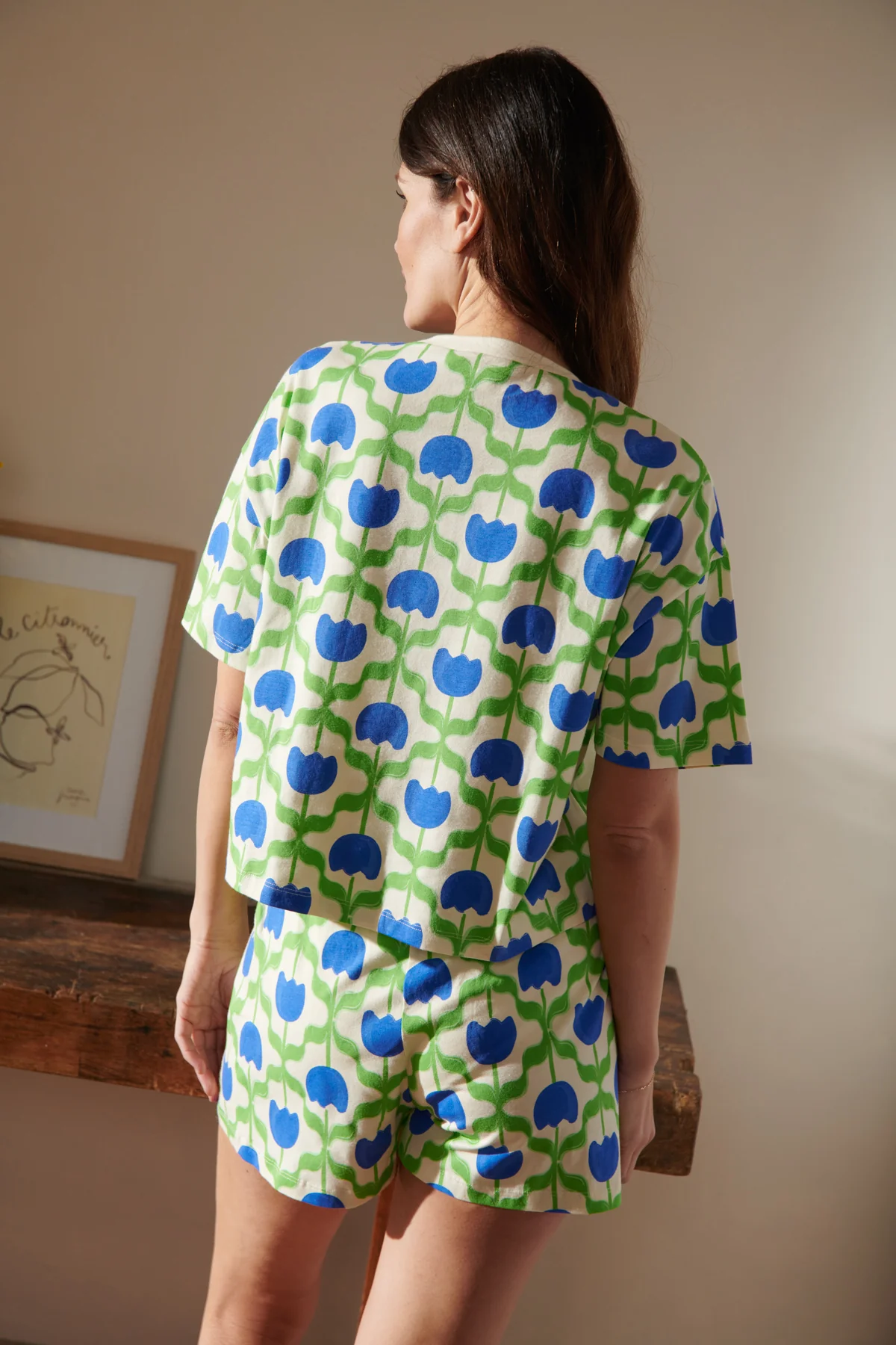 Pyjama Coton bio Tulipe Bleue - We are Jolies - Image 3