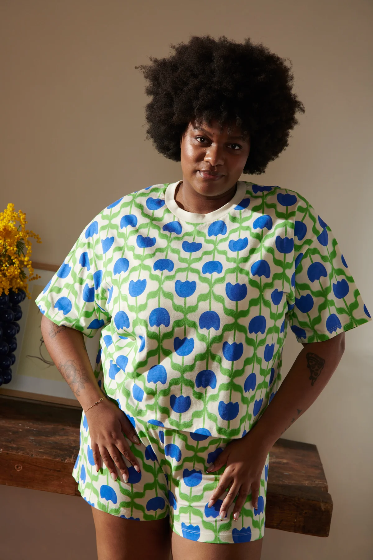 Pyjama Coton bio Tulipe Bleue - We are Jolies - Image 2