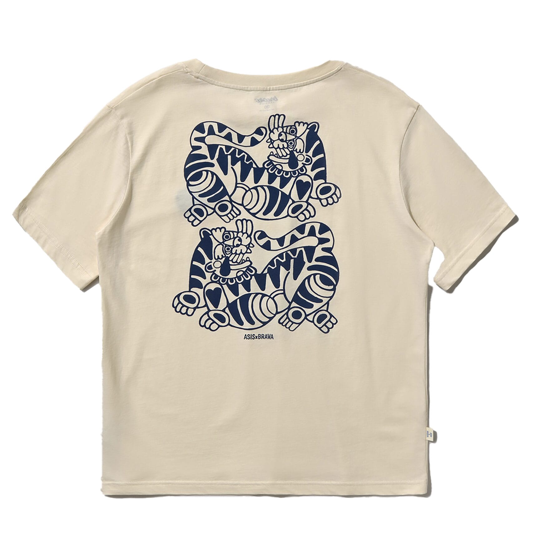 Asis Animals T-Shirt White - Brava