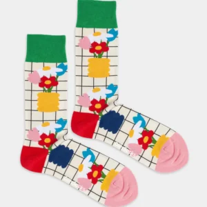 Floral Grid - Dillysocks