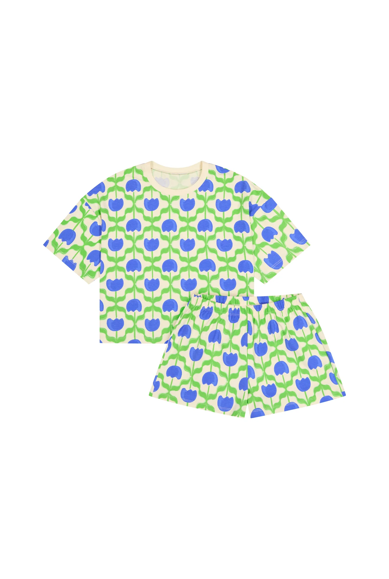 Pyjama Coton bio Tulipe Bleue - We are Jolies