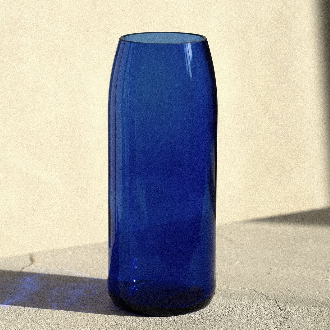 Vase Bouteille Bleue - Q de Bouteilles