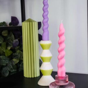 Chandelle torsadée 18cm - Ysadena