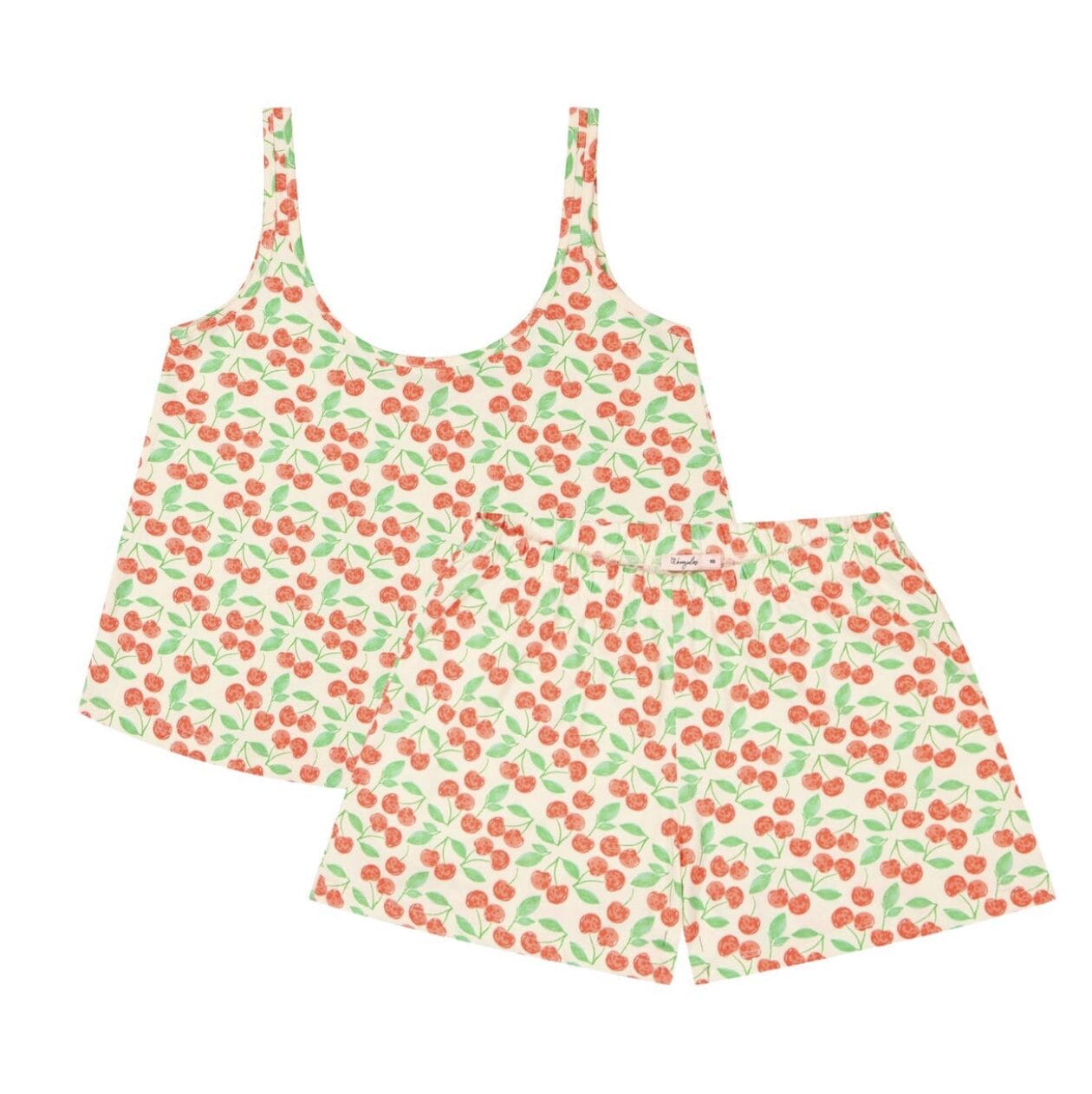 Pyjama Débardeur Coton bio Claire Cerise - We are Jolies
