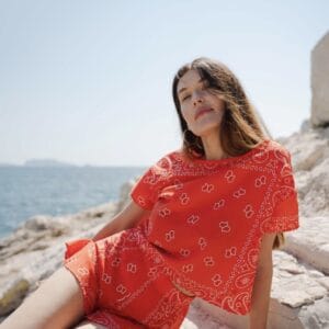 Top Bandana Rouge - We are Jolies