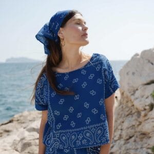 Top Bandana Bleu - We are Jolies