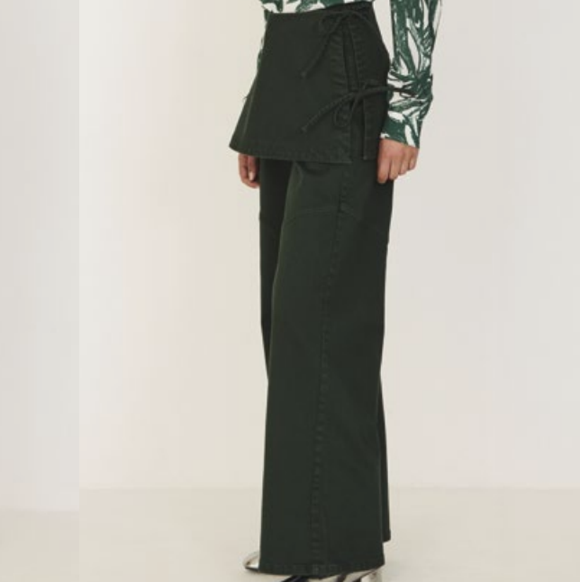 Leunda Trouser Dark Green - SKFK - Image 2