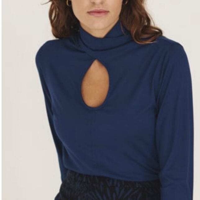 Zur T-Shirt Dark Blue - SKFK