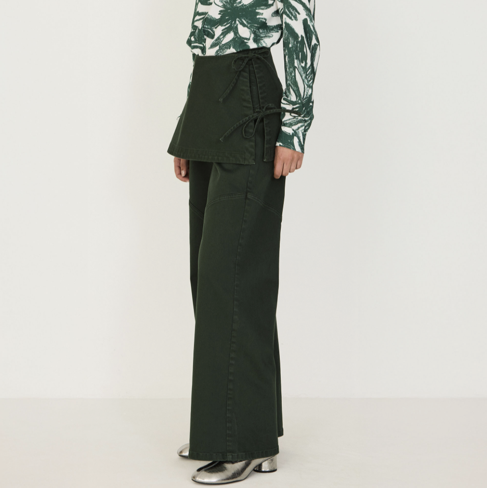 Leunda Trouser Dark Green - SKFK