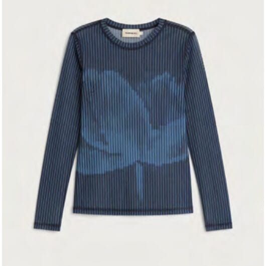 Top TERE Lotus Print Navy - Thinking Mu