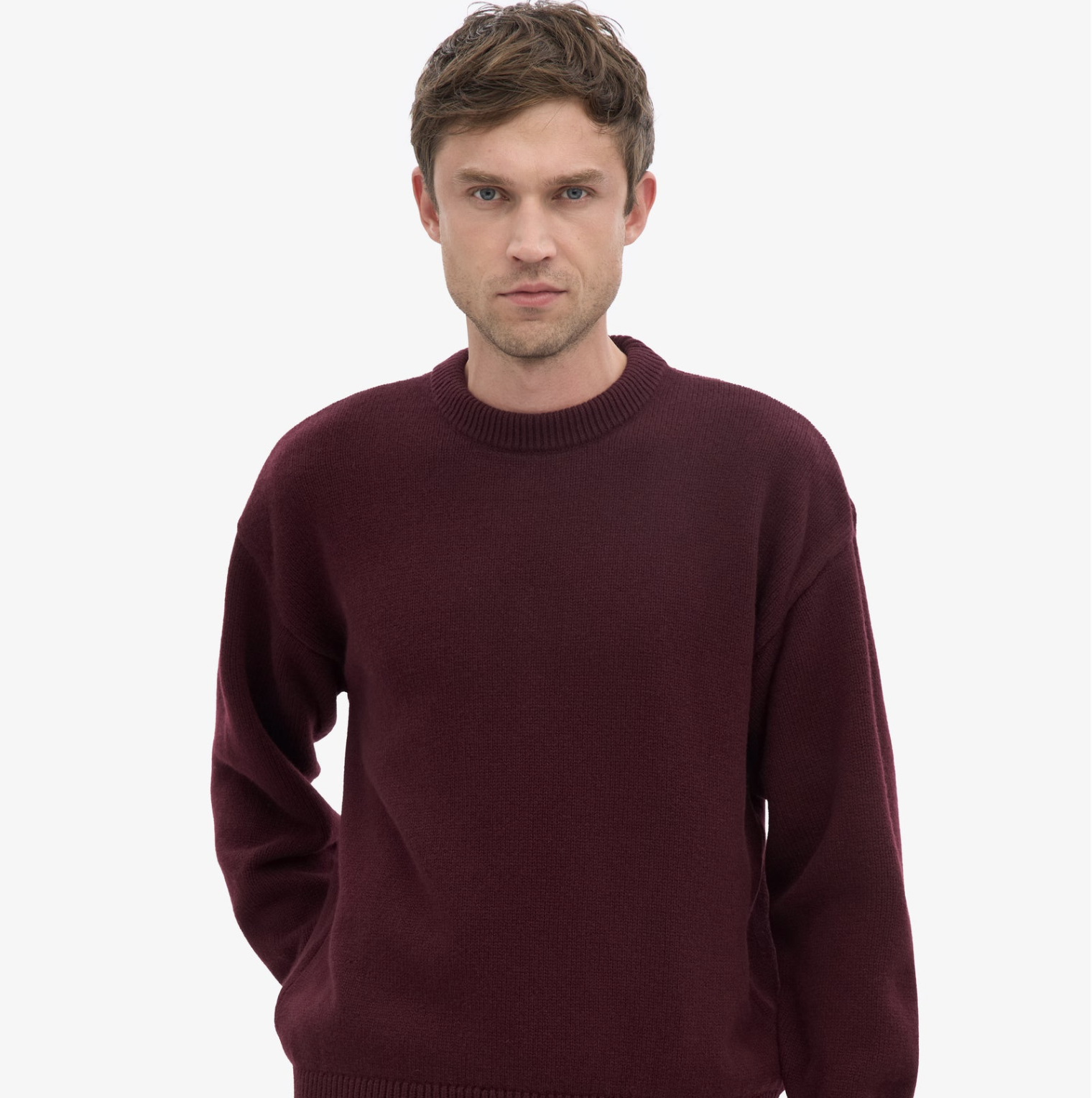 Pull Oversized Laine Merino Crew - Colorful Standard